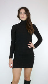 Abito maglia manica lunga GAELLE PARIS GBDP19575 - Nero - Sergio Fabbri